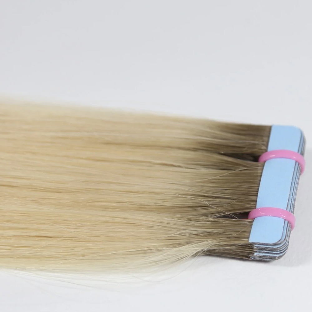 Tape extensions i äkta hår